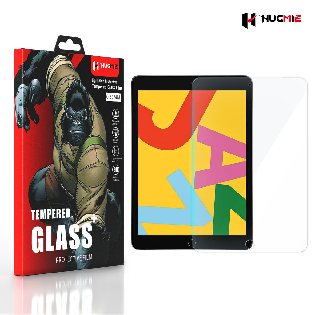 2x iPad 10.2 Screen Protector Tempered Glass | Hugmie