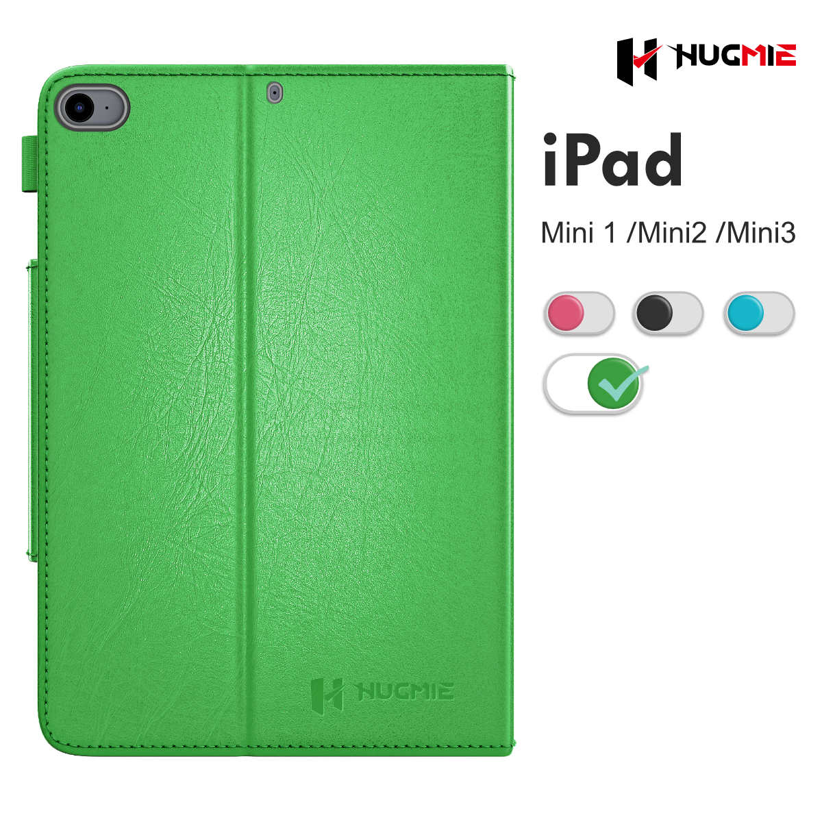 iPad Mini 1/2/3 Leather Folio Case Sensation Series | Hugmie