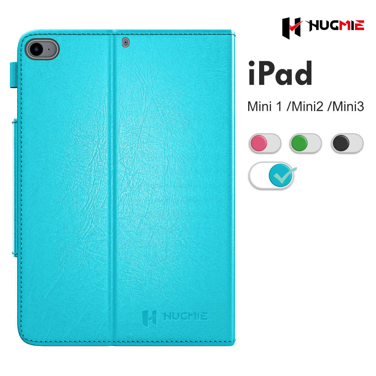iPad Mini 1/2/3 Leather Folio Case Sensation Series | Hugmie