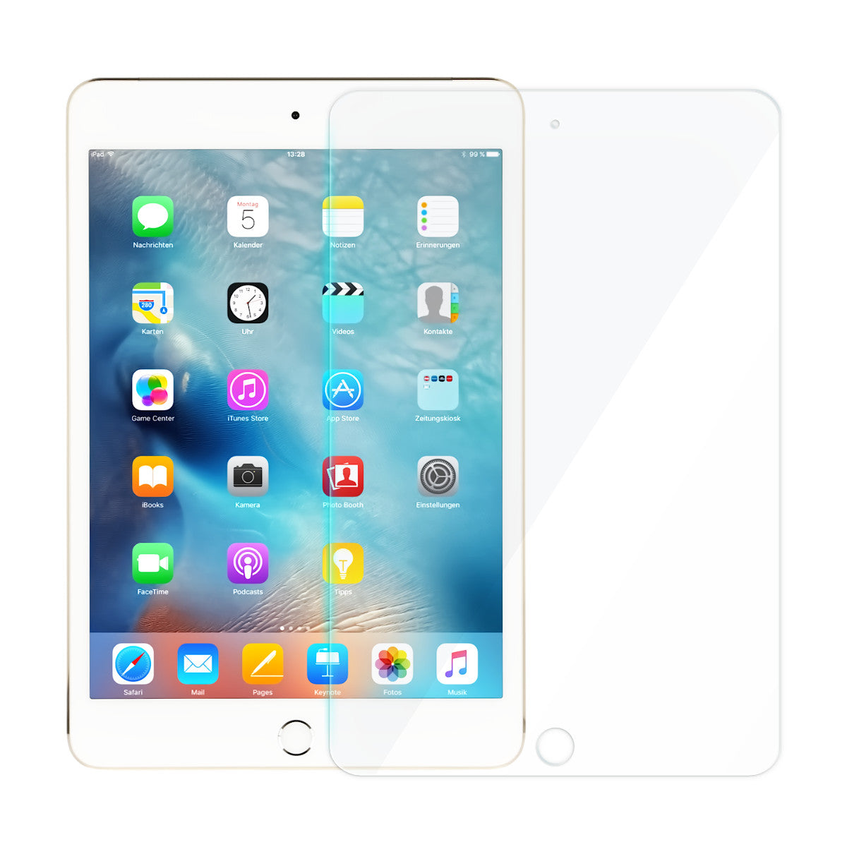 2 Pack iPad Mini 4/5 Glass Screen Protector | Hugmie