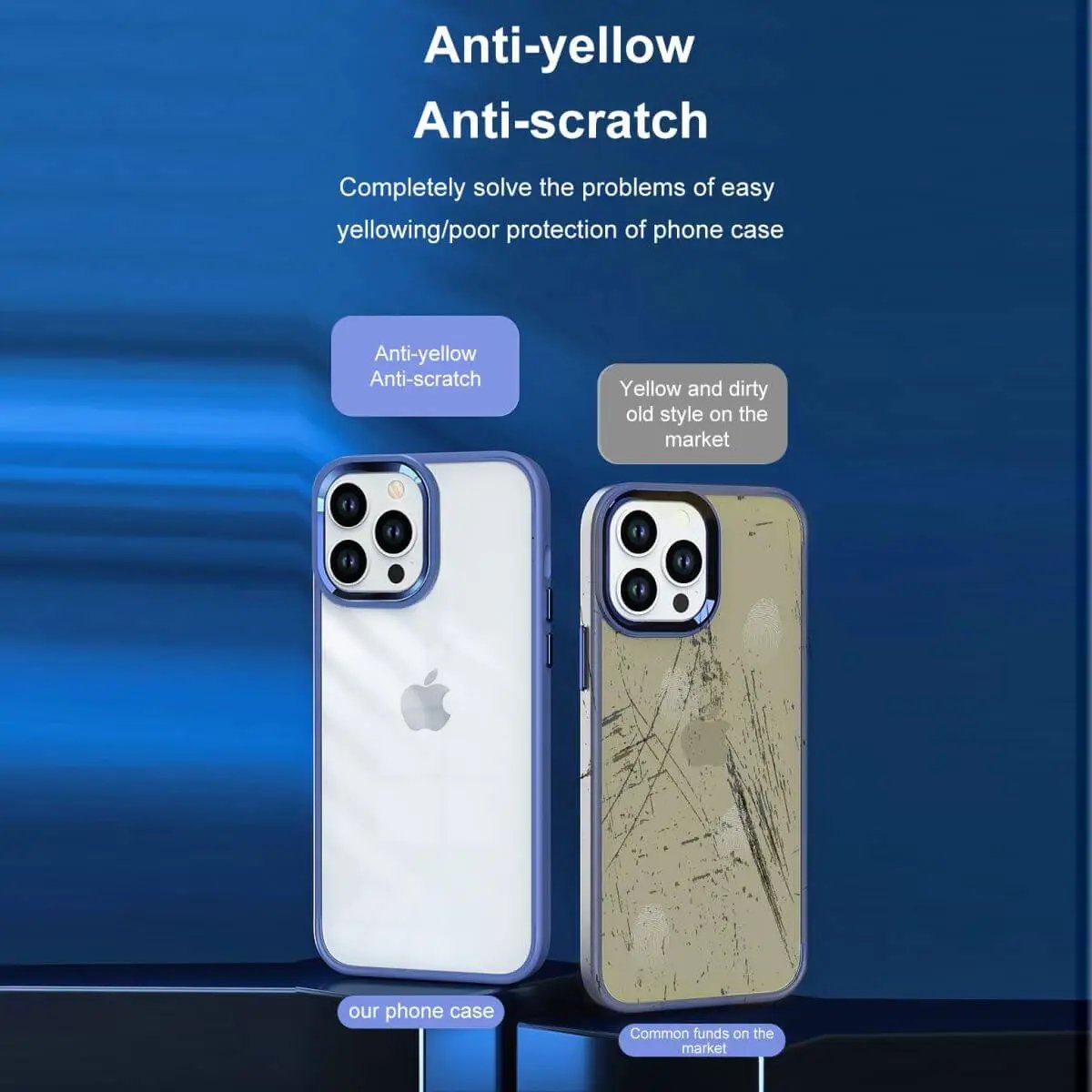 iPhone 14 Clear Case Crystal Shield - Hugmie