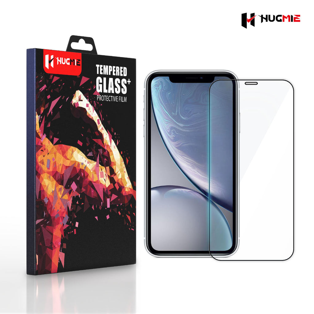 2x Hugmie iPhone 11/XR Full Coverage Screen Protector