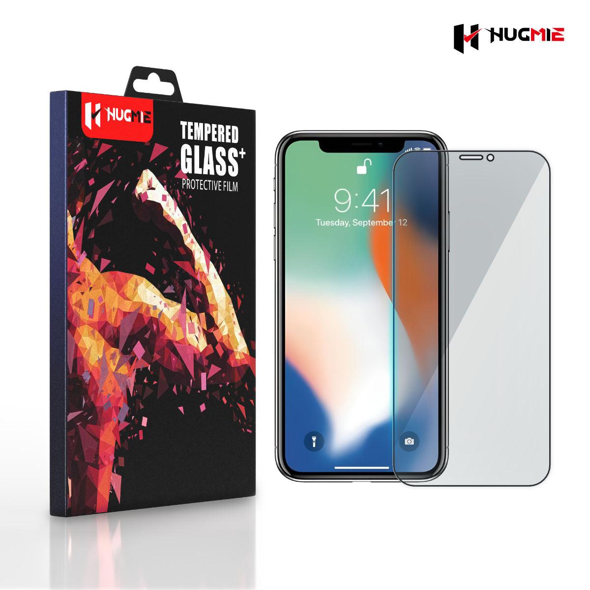 2x Hugmie iPhone 11 Pro/X/XS Privacy Screen Protector