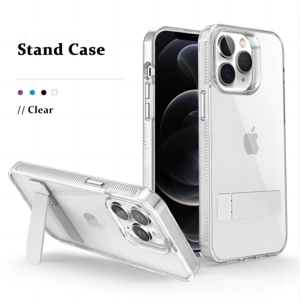 iPhone 12/12 Pro Stand Case Crystal Clear | Hugmie