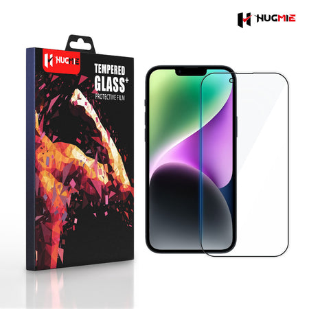 2x Hugmie iPhone 13 Pro Max/14 Plus Full Coverage Screen Protector