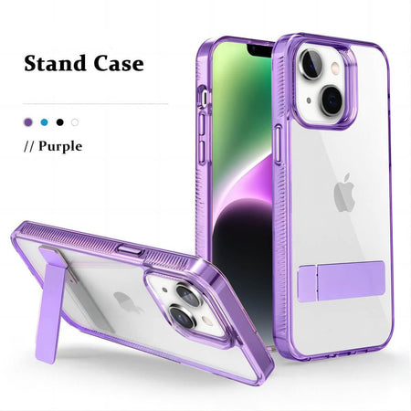 iPhone 13/14 Stand Case Crystal Clear | Hugmie