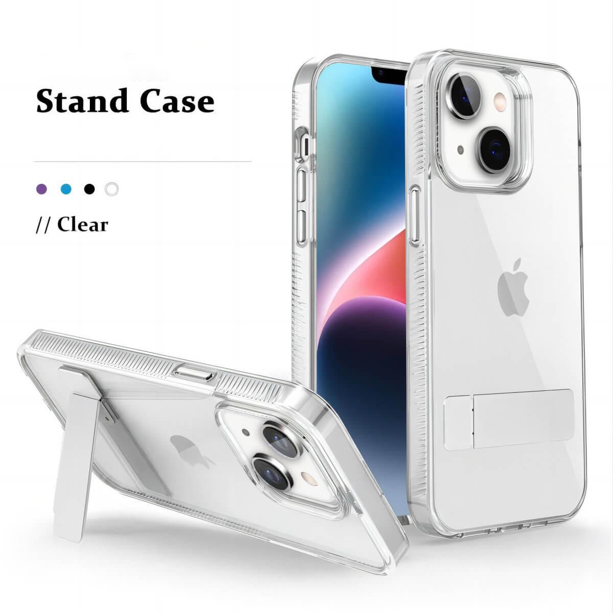 Best iPhone 14 Plus Stand Case Crystal Clear  | Hugmie