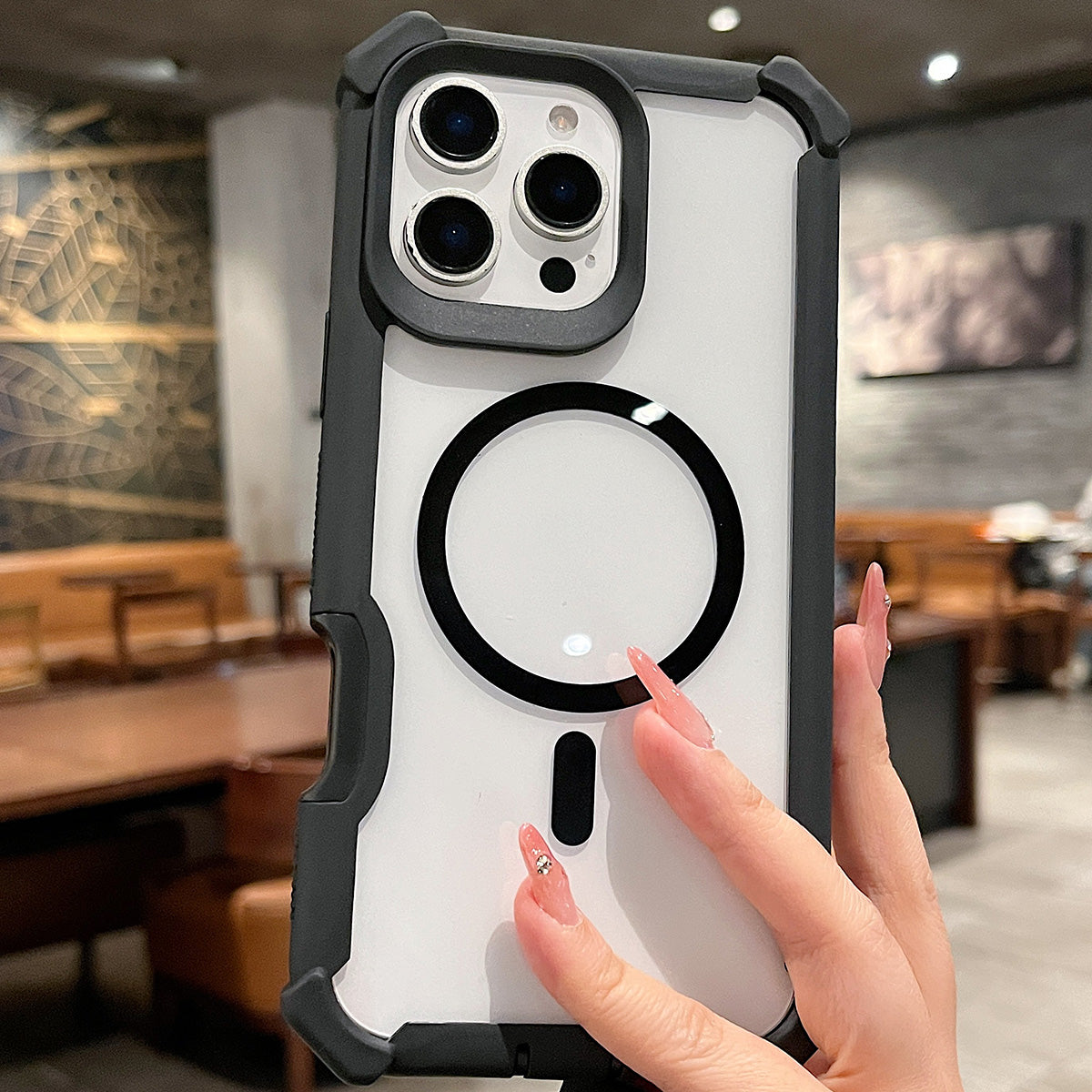 HaloLayer Series iPhone Magnetic Clear Case