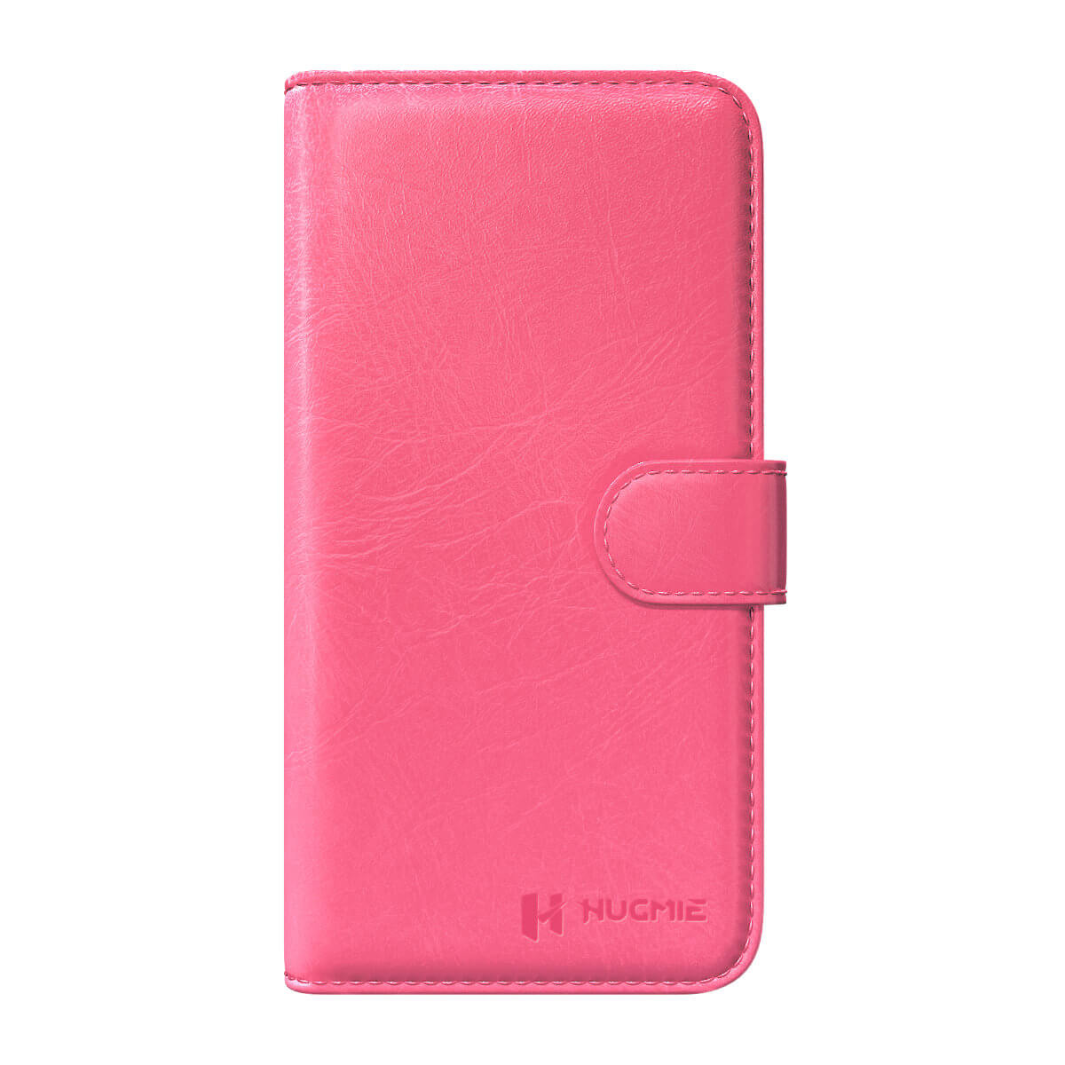 iPhone 15 Classic Series Leather Folio Case Pink - Hugmie