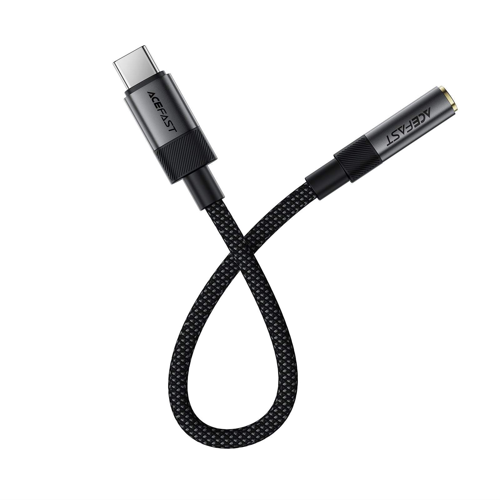 ACEFAST J12 USB-C to 3.5mm Audio Converter Black