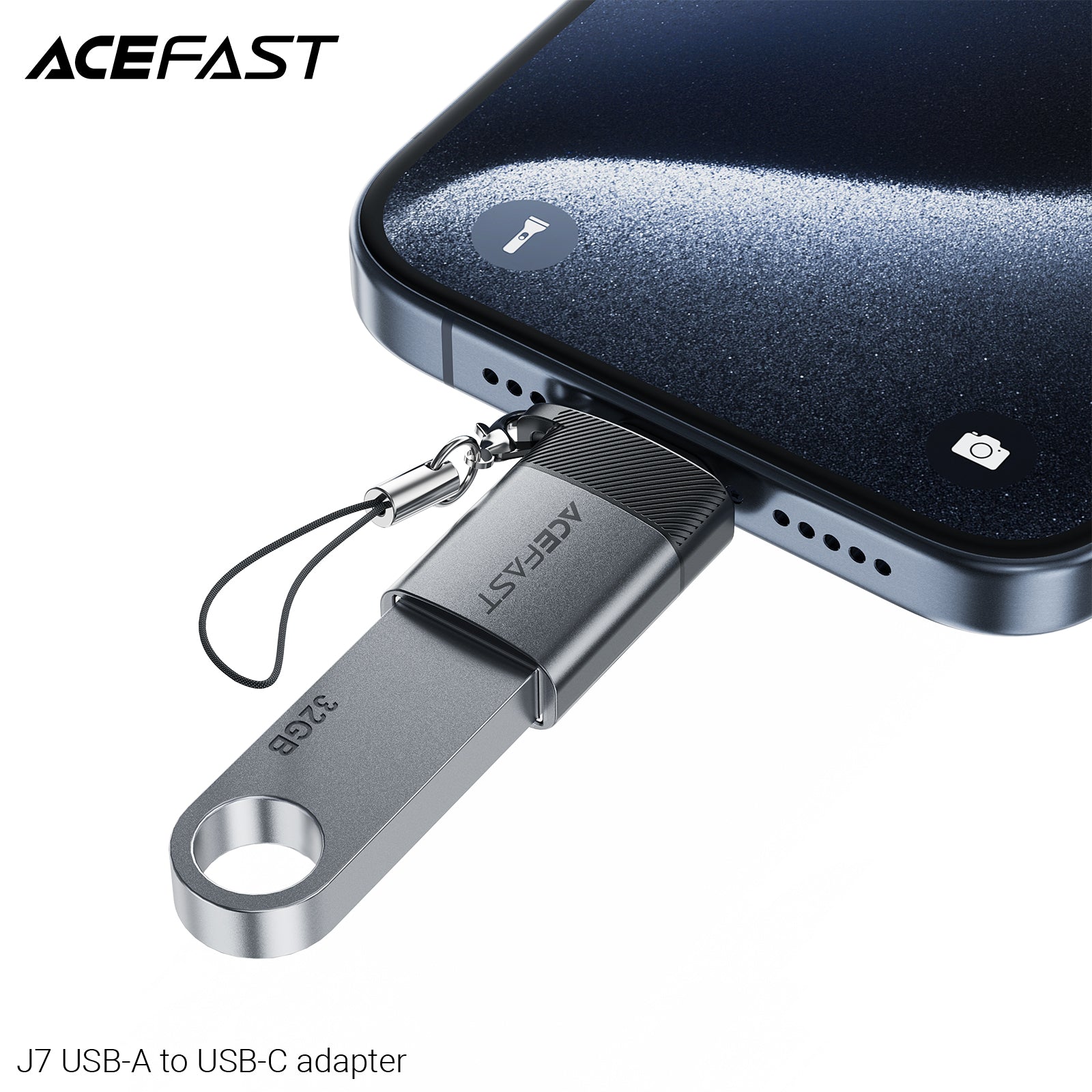 ACEFAST J7 USB-A to USB-C Adapter