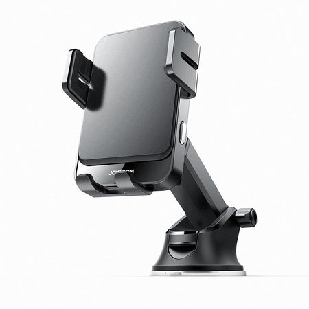 JOYROOM JR-ZS219 Electric Wireless Car Charger Holder with a three-axis adjustable arm and secure grip for dashboard mounting.