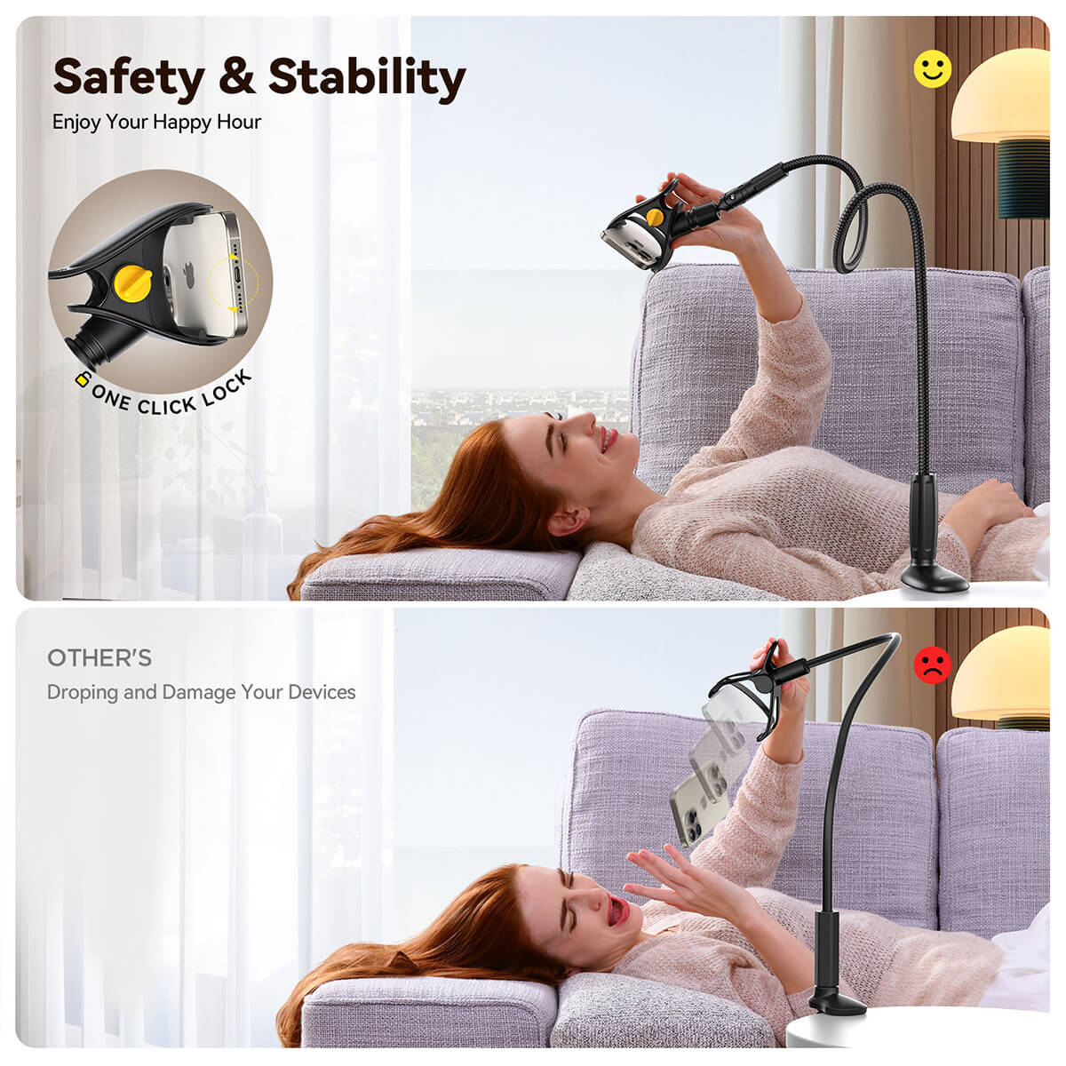 JOYROOM JR-ZS389 Gooseneck Phone Holder - Hugmie