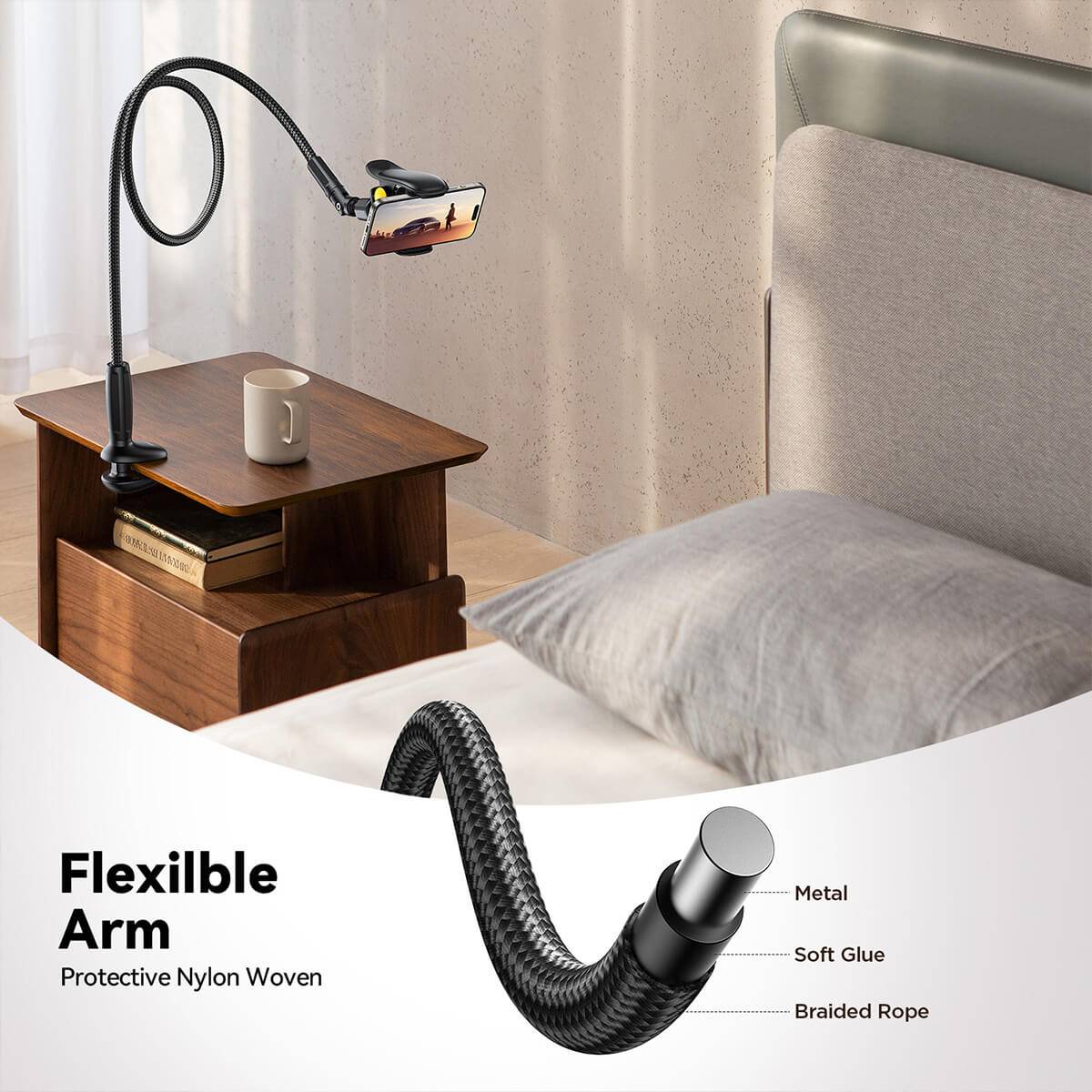JOYROOM JR-ZS389 Gooseneck Phone Holder - Hugmie