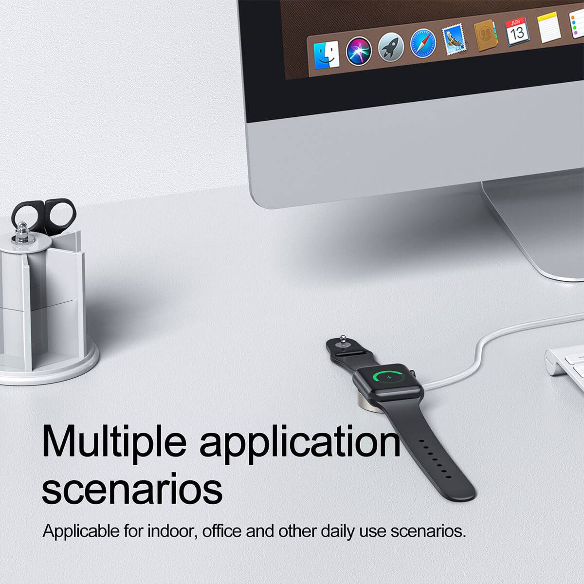 JOYROOM S-IW001S iWatch Magnetic Wireless Charger is ideal for multiple applications, including home, office, and daily use scenarios.
