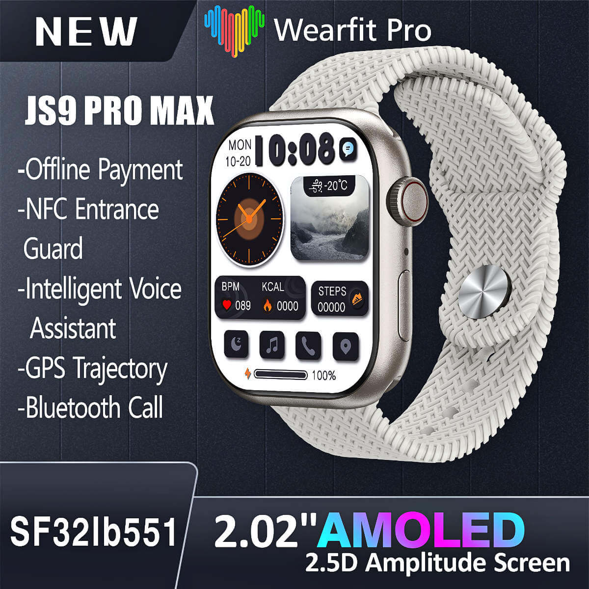 JS9 Pro Max Smart Watch - Hugmie