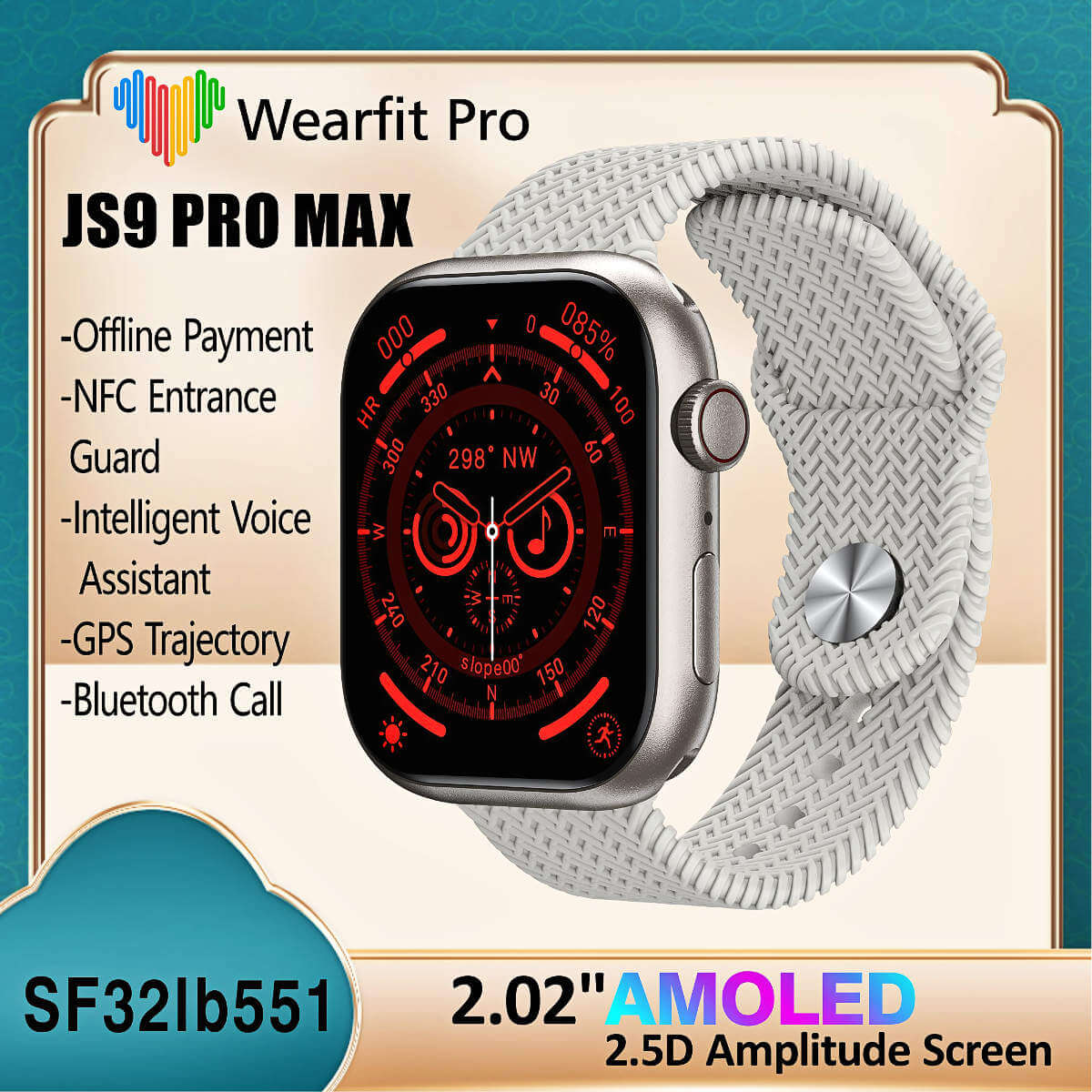 JS9 Pro Max Smart Watch - Hugmie