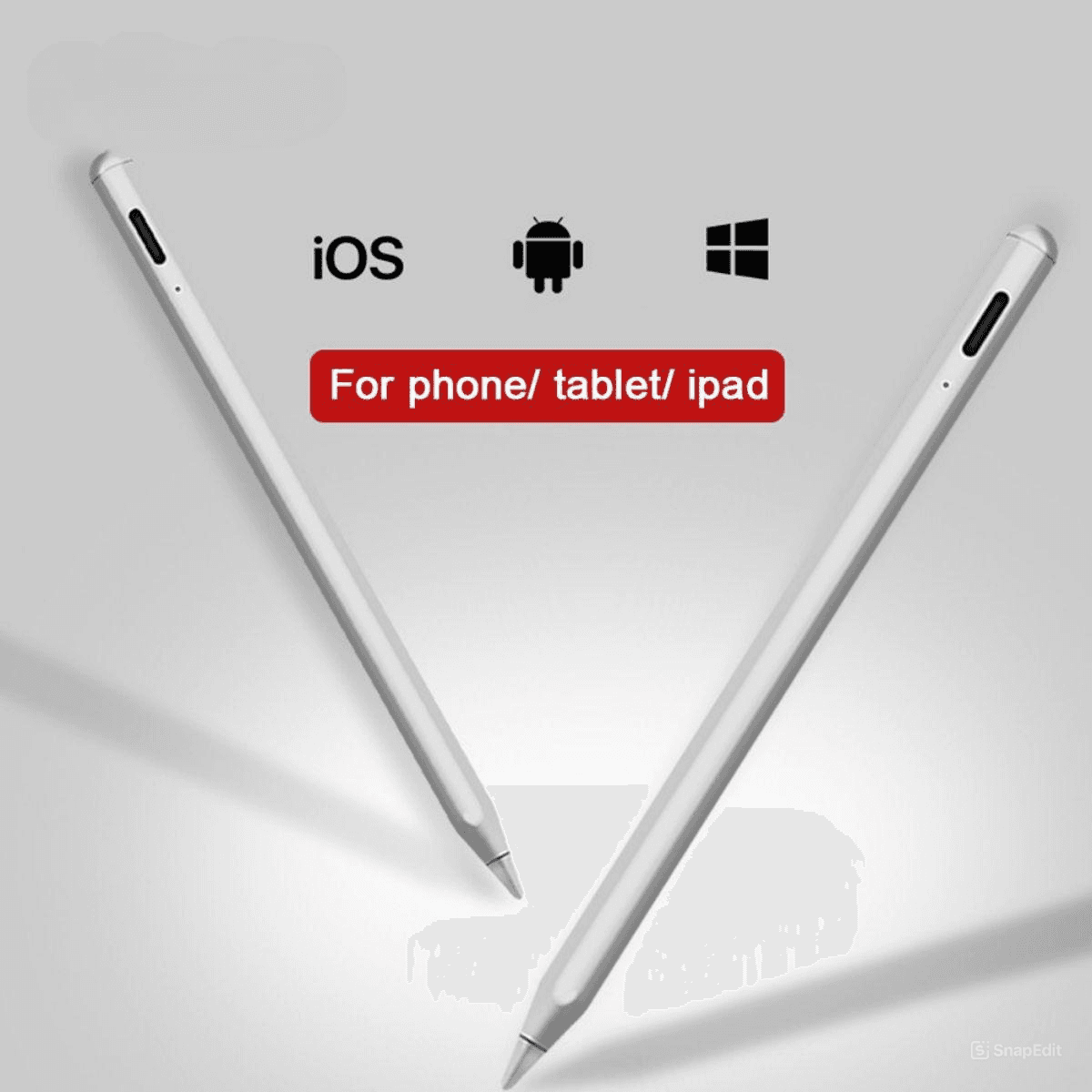 JT18 Universal Stylus Pen compatible with iOS, Android, and Windows devices. Ideal for tablets and smartphones with precise touch and smooth writing.