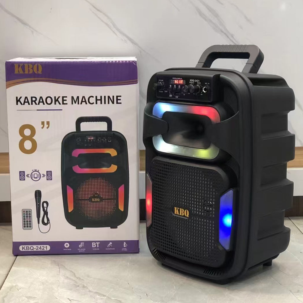 KBQ-2421 Outdoor Bluetooth Karaoke Speaker with Mic - Hugmie