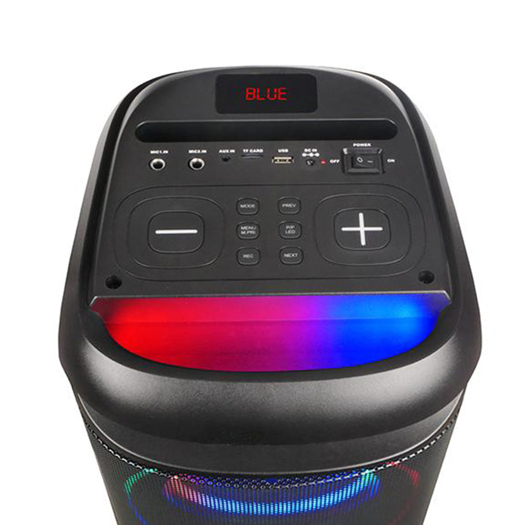 KBQ-2430 60W Bluetooth Party Speaker with Mic - Hugmie