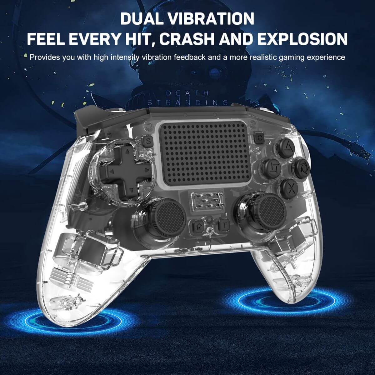 KP01 Wireless PS4 Game Controller-Hugmie