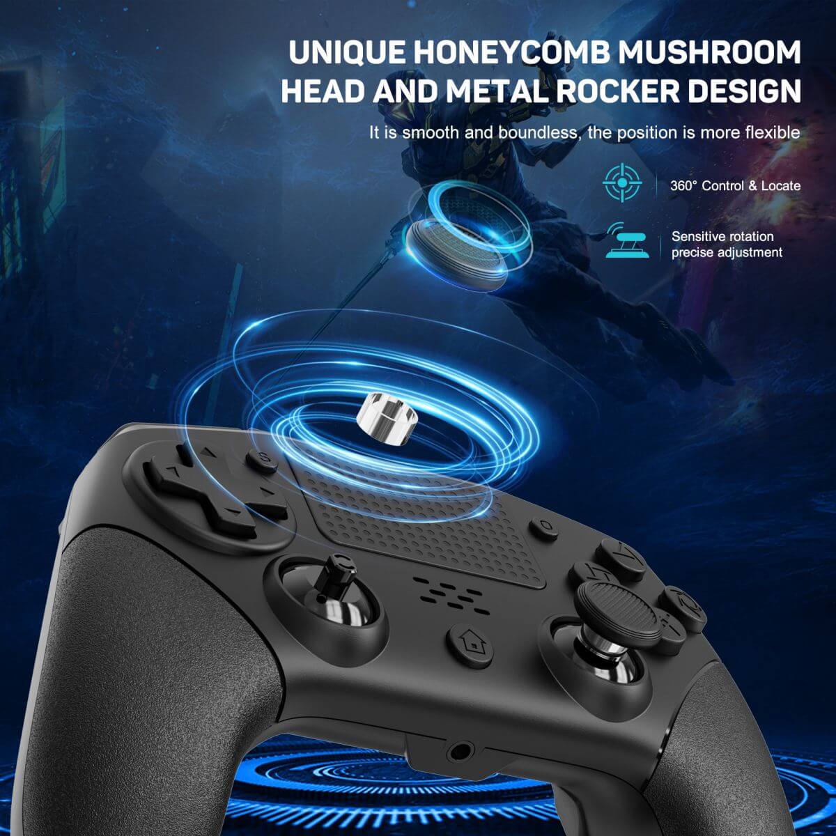 KP02 Wireless PS4 Game Controller-Hugmie