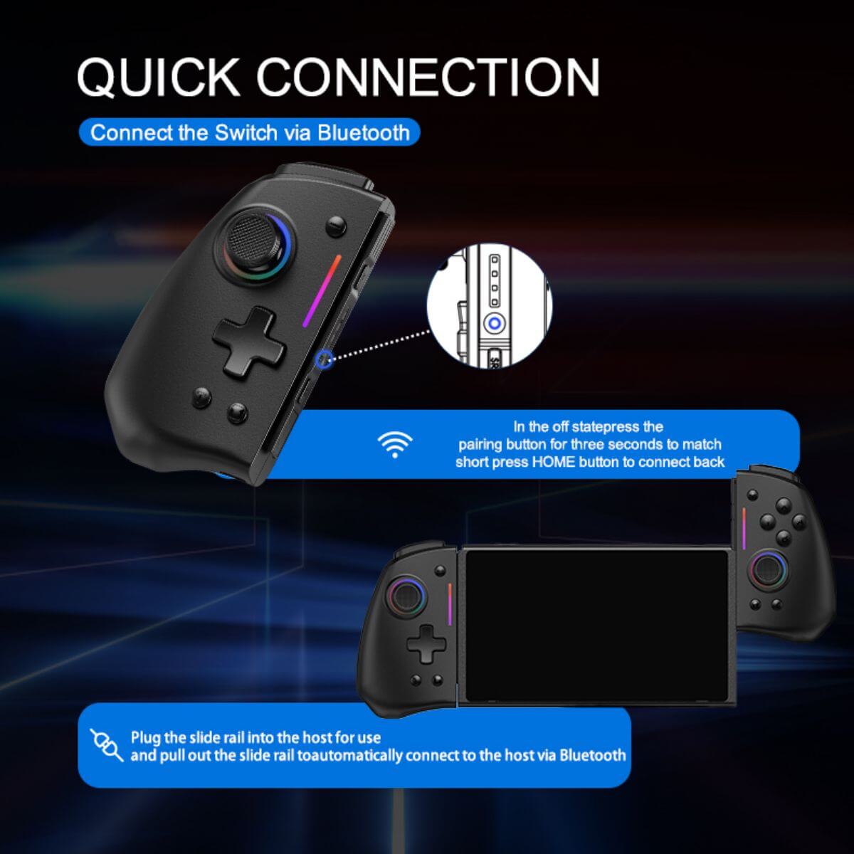 KS42 Nintendo Switch Controller - Hugmie