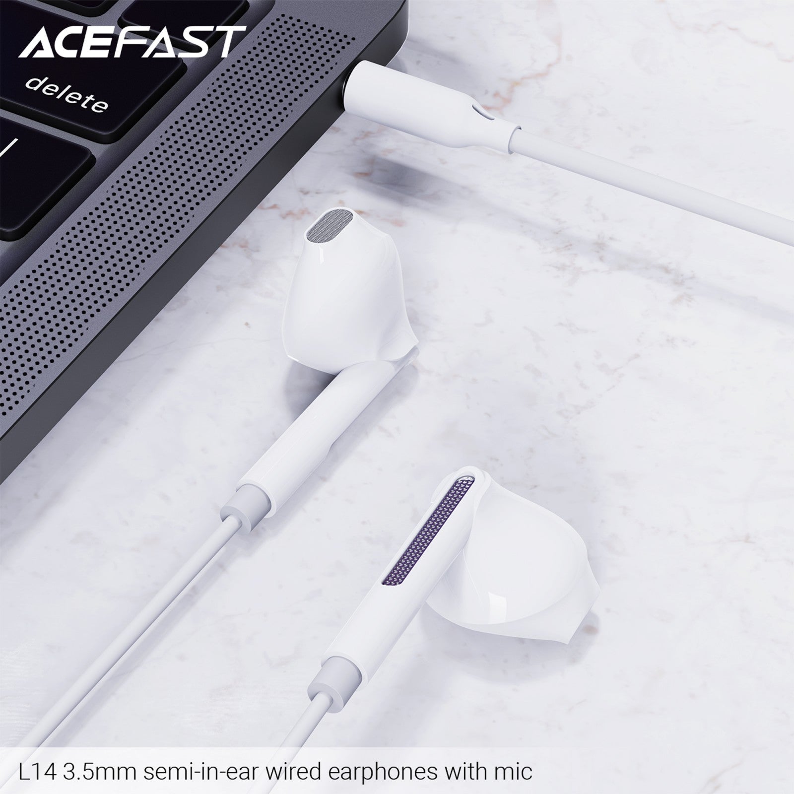 ACEFAST L14 3.5mm Semi-in-ear Wired Earphones with Mic