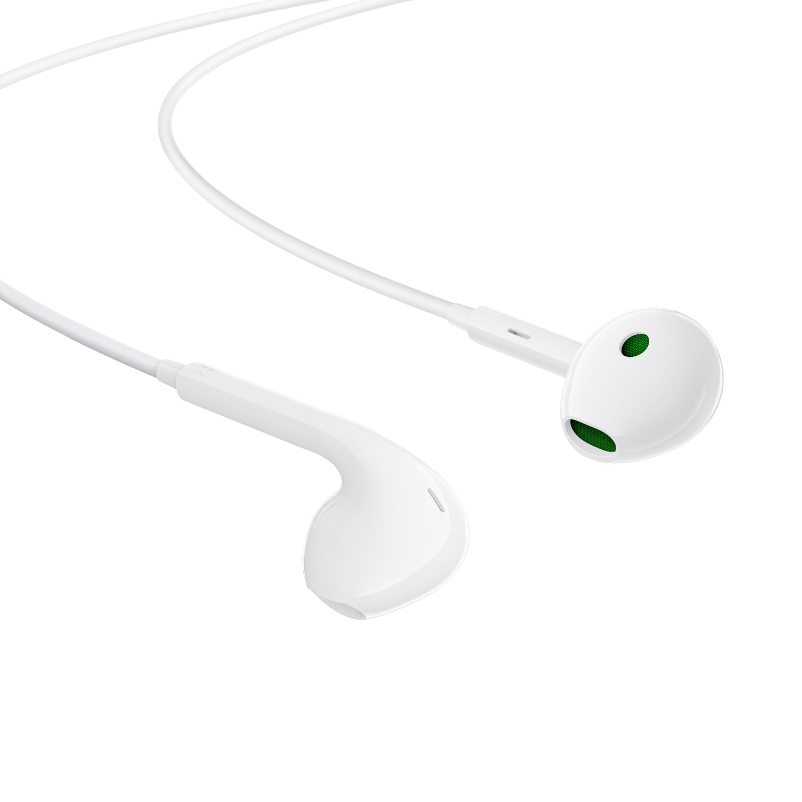 ACEFAST L7 USB-C Semi-in-ear Silicone Wired Earphones with Mic White