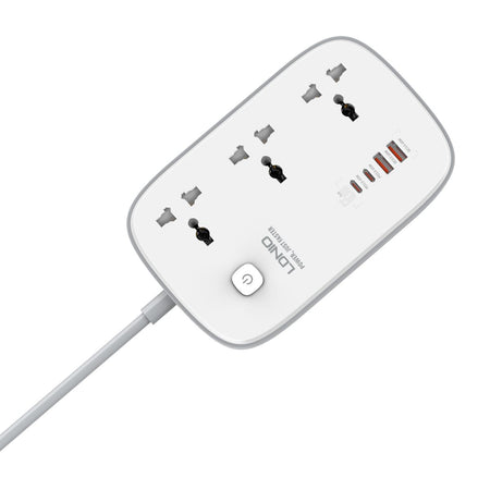 LDNIO 3 AC Outlets 4 USB Power Strip SC3416 - Hugmie