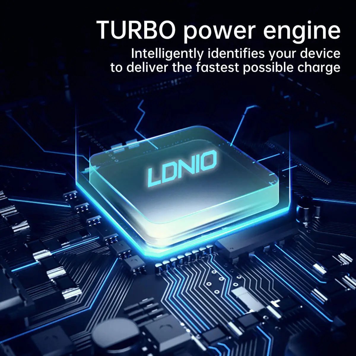 LDNIO SC5415 features a turbo power engine that intelligently identifies devices to deliver the fastest possible charge for efficient power management.