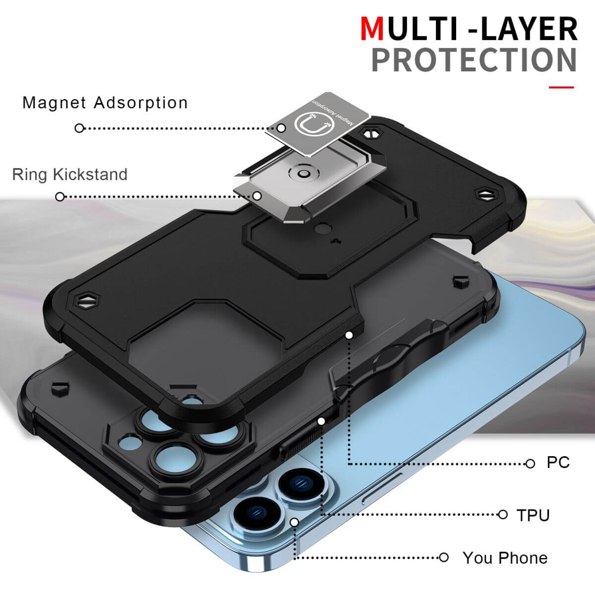 Pop Stand Series iPhone 14 Pro/ Pro Max Magnetic Stand Case