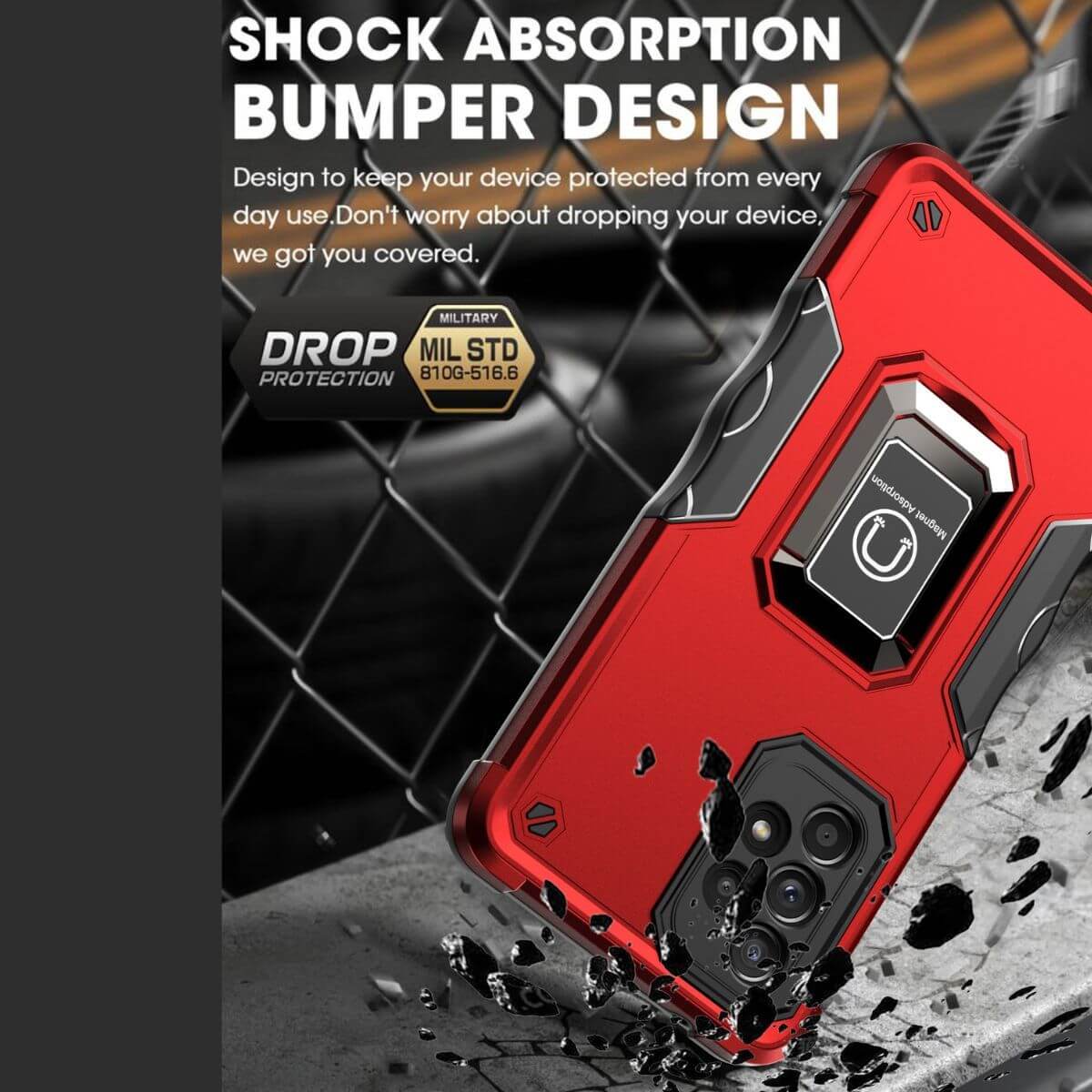 Pop Stand Series Samsung A52 5G Magnetic Stand Case