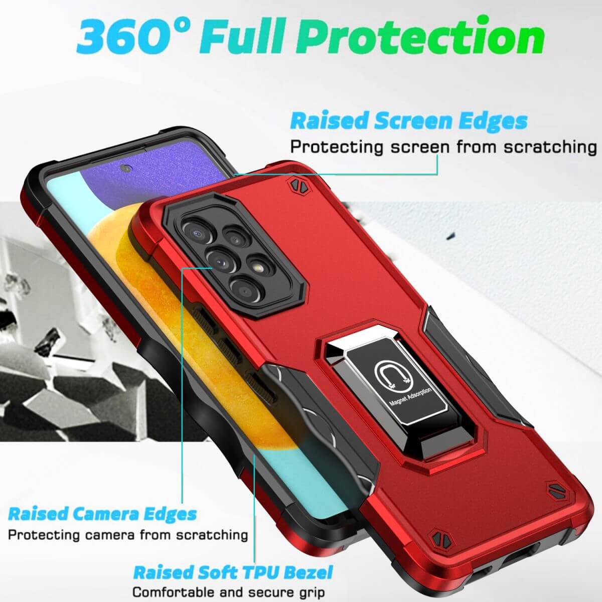 Pop Stand Series Samsung A22 5G Magnetic Stand Case