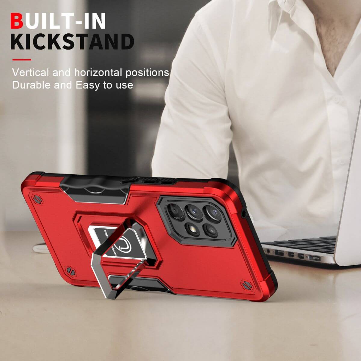 Pop Stand Series Samsung A12 5G Magnetic Stand Case