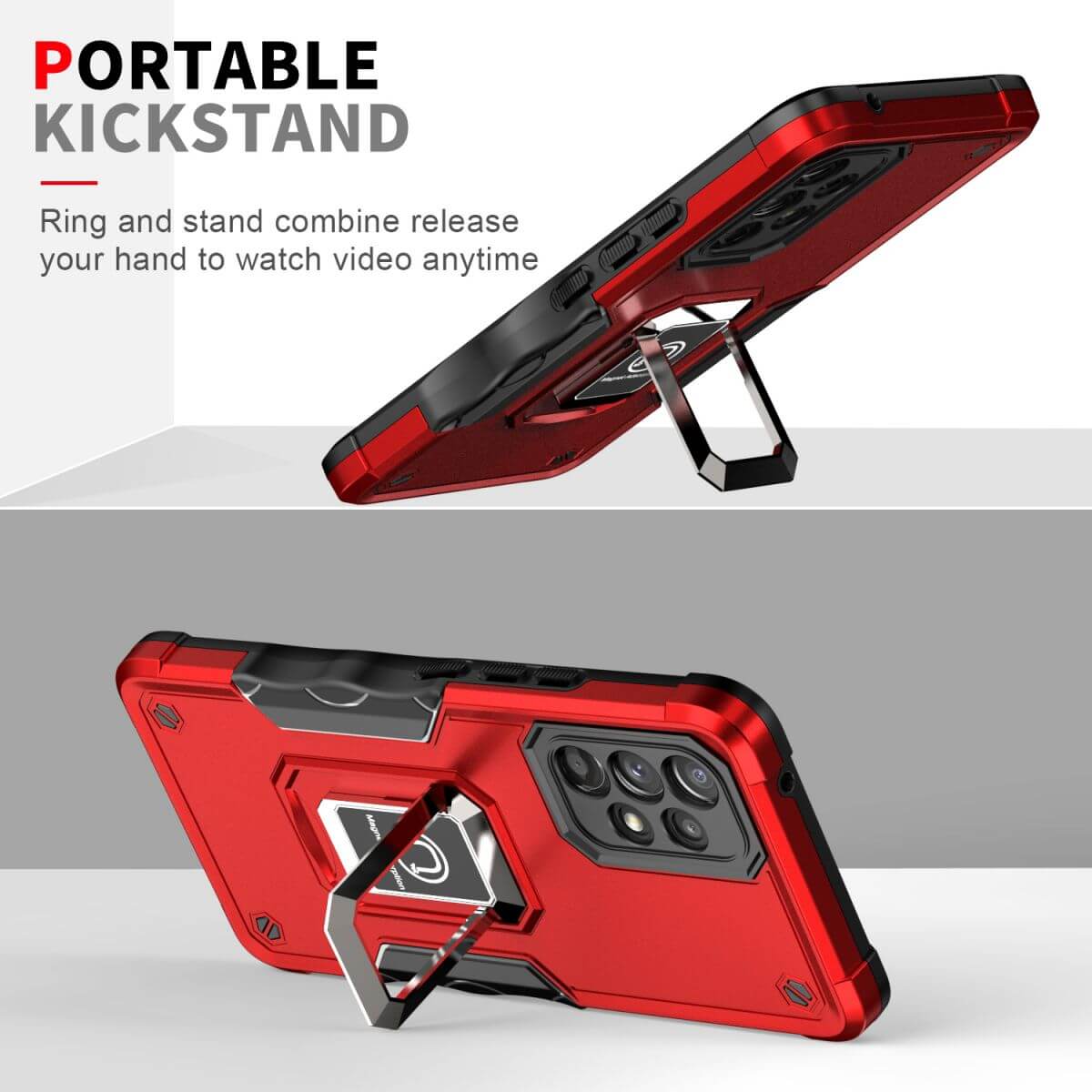 Pop Stand Series Samsung A22 5G Magnetic Stand Case