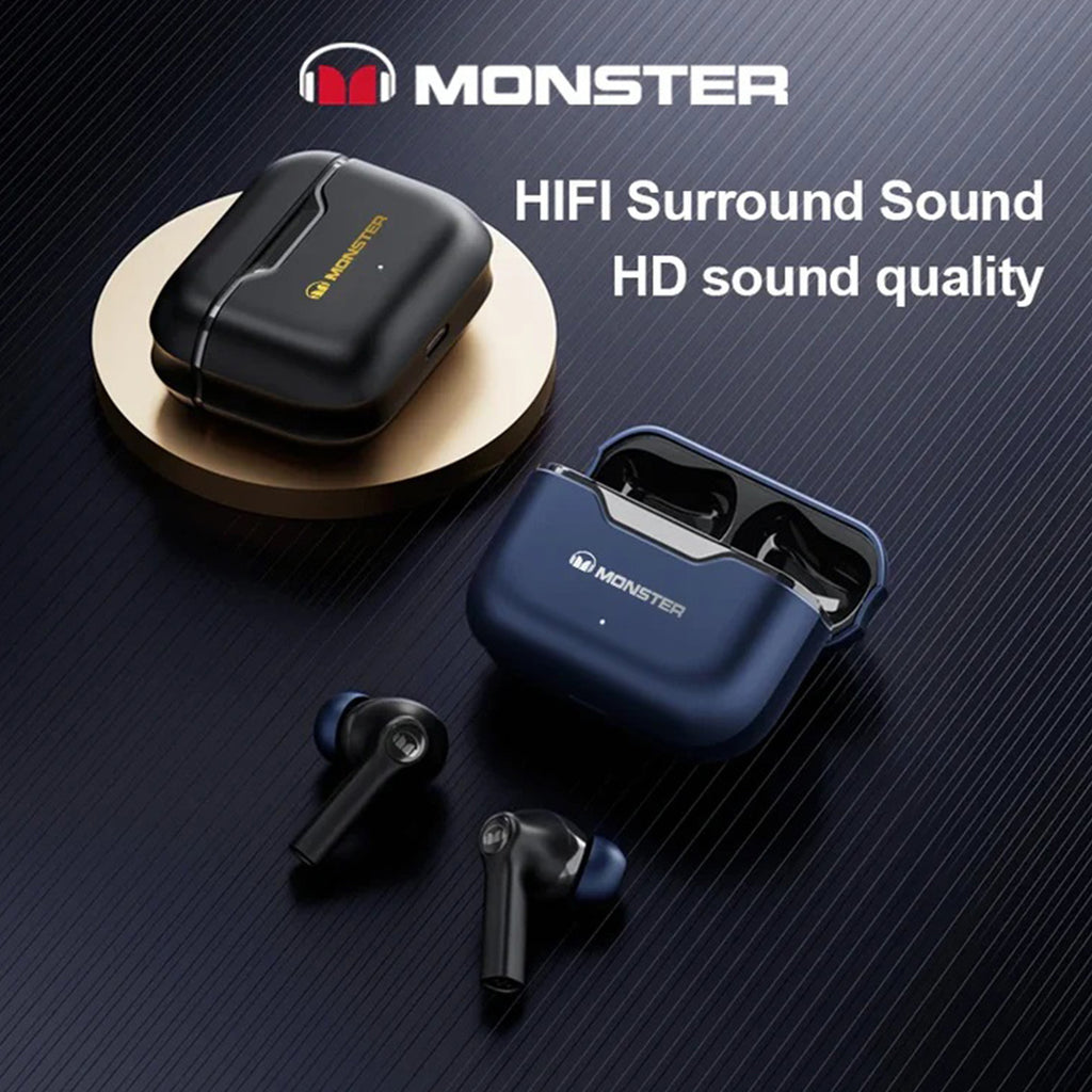 MONSTER XKT02 TWS Wireless Bluetooth Earphones - Hugmie