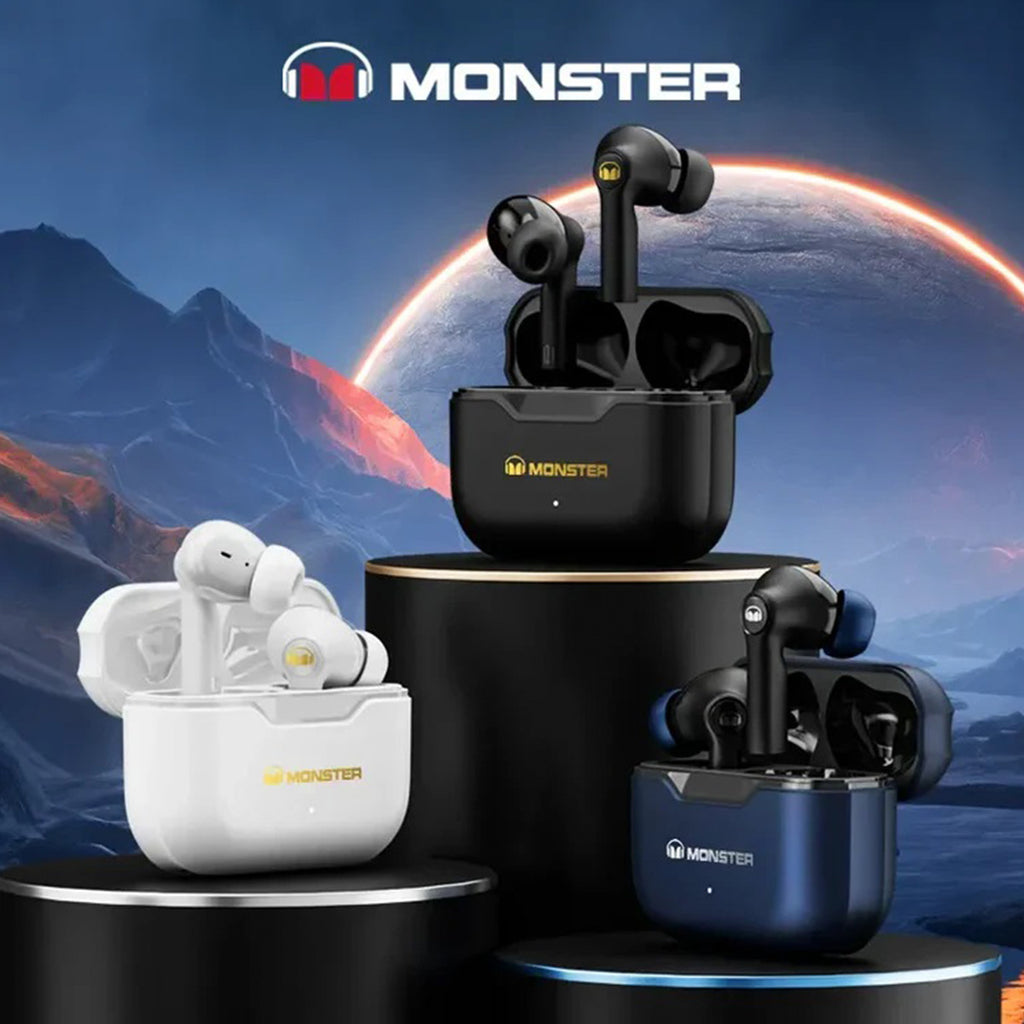 MONSTER XKT02 TWS Wireless Bluetooth Earphones - Hugmie