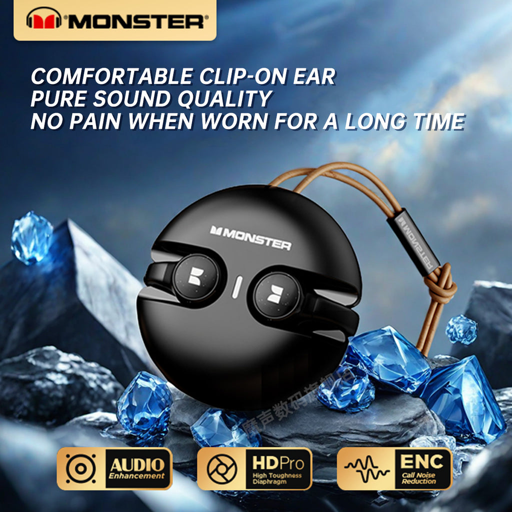 MONSTER XKT21 Ear Clip Air Conduction Wireless Earphones - Hugmie