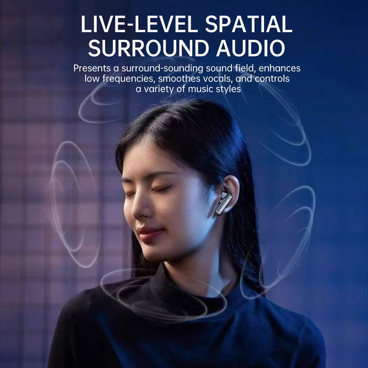 MONSTER XKT22 Earphones offering live-level spatial surround audio for an enhanced music and gaming experience.