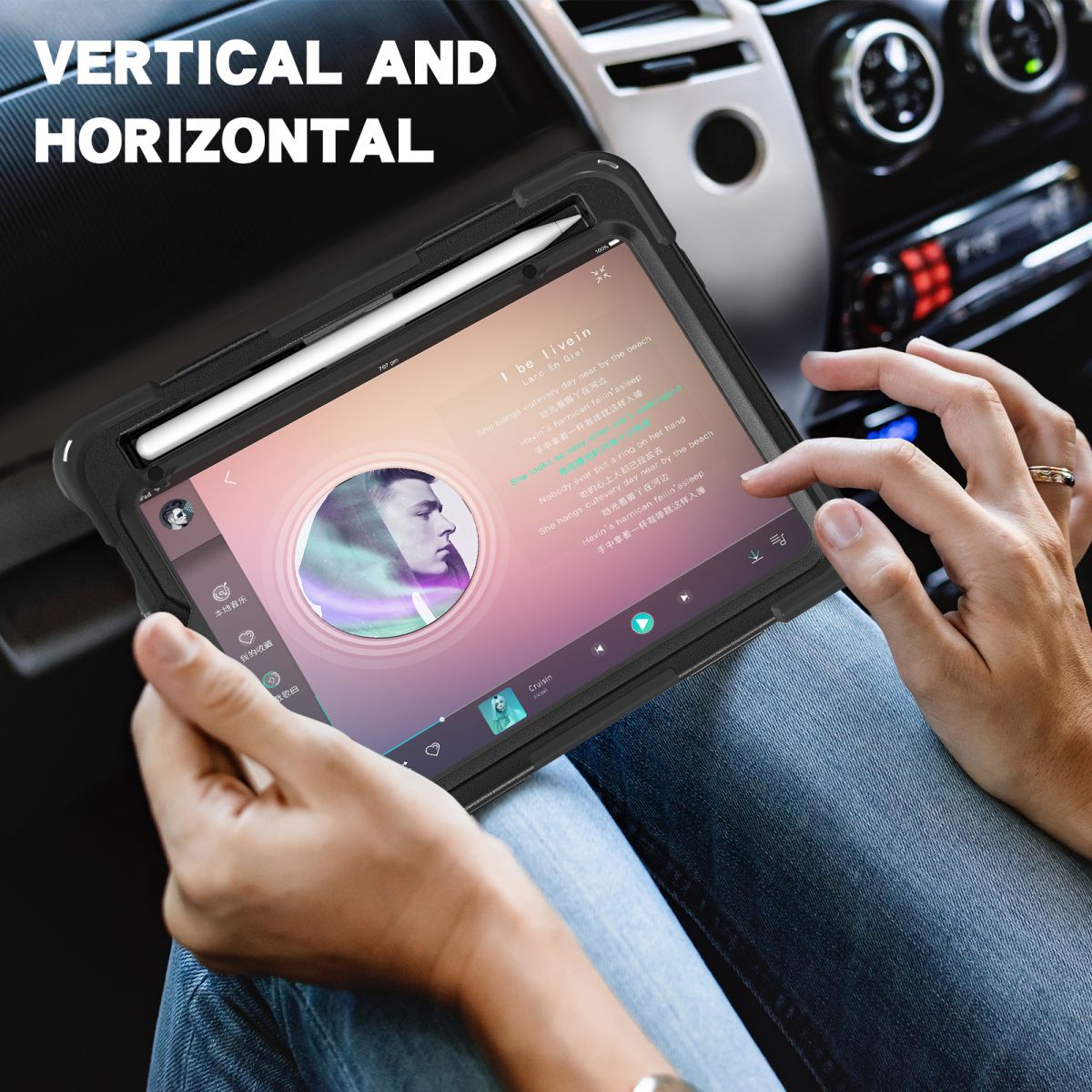 iPad Mini 6 case supports vertical and horizontal viewing, ensuring a seamless experience for entertainment, reading, and work on the go.