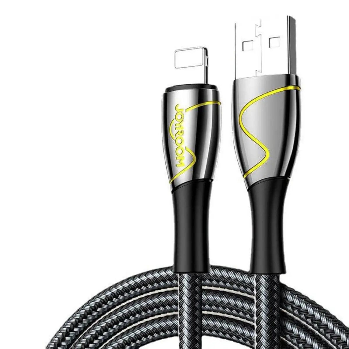 JOYROOM USB-A to Lightning Cable 2.4A Mermaid Series-Black - Hugmie