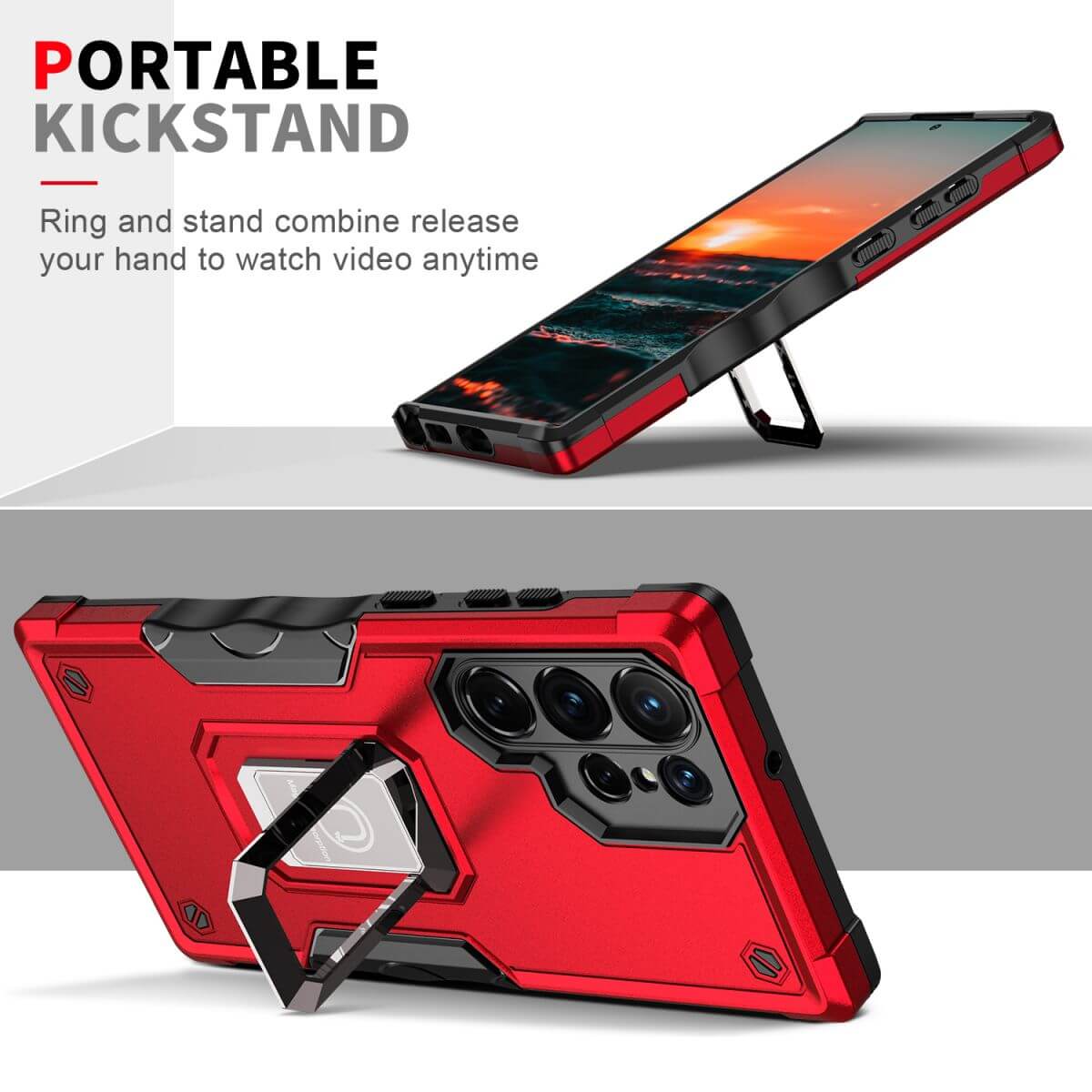 Pop Stand Series Samsung S21 Ultra Magnetic Stand Case