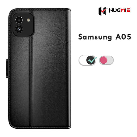 Samsung A05 Leather Case Classic Series Folio - Hugmie