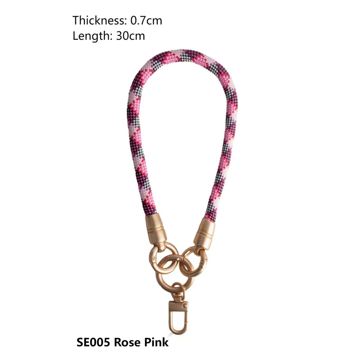 Rope Wrist Strap SE005 Pink - Hugmie