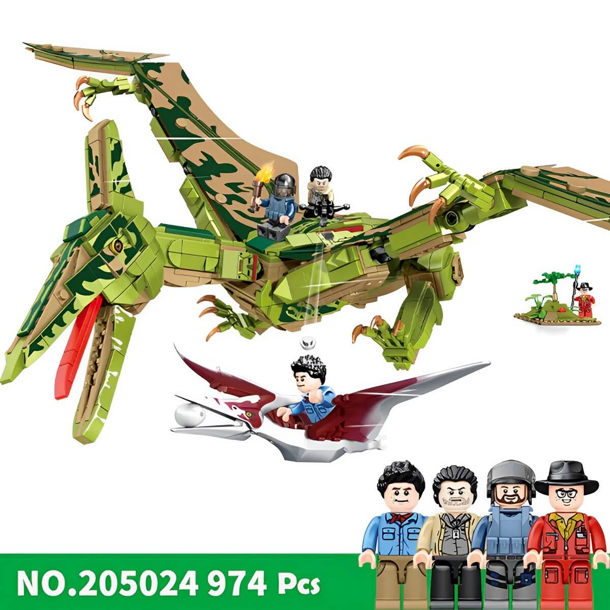 Sembo Block 205024 Dinosaur World Series Pterosaur Figure Building Blocks - Hugmie