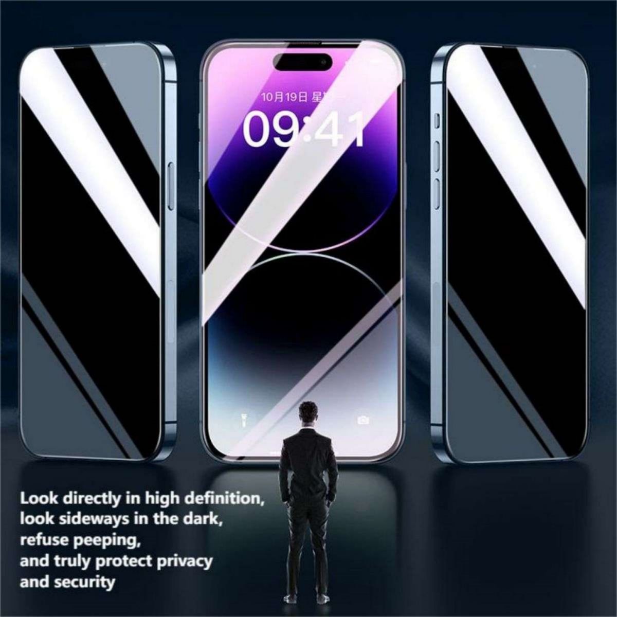 WEKOME 9D Gurved Privacy Tempered Glass Screen Protector WTP-067 - Hugmie