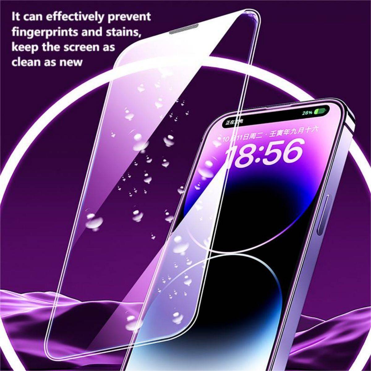WEKOME 9D Gurved HD Tempered Glass Screen Protector WTP-066 - Hugmie