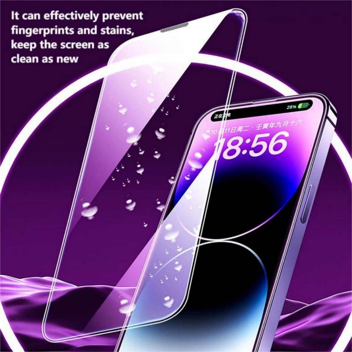 WEKOME Corning 9D Gurved HD Tempered Glass Screen Protector WTP-068 - Hugmie