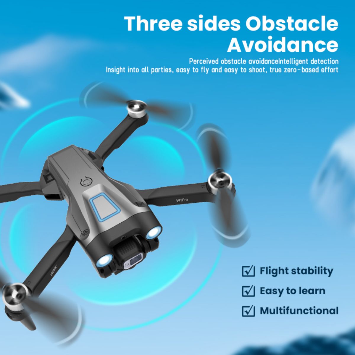 W1 Pro Folding 4K Drone - Hugmie